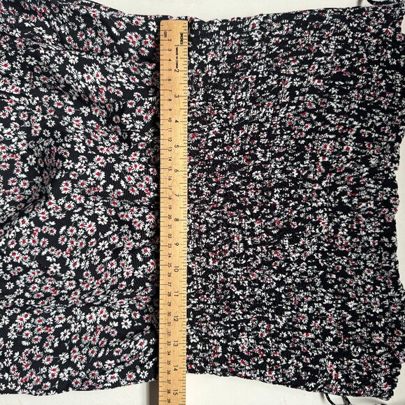 NWT Madewell Smocked Tie-Strap Midi Dress Floral Size 8 - Picture 6 of 10